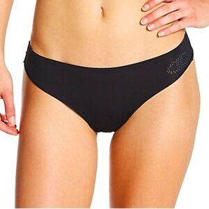 NEW Champion Low Rise Thong Women's Size L Black No-Show Seamless